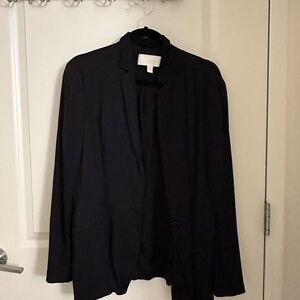 Hugo Boss Vintage Satin Black Blazer